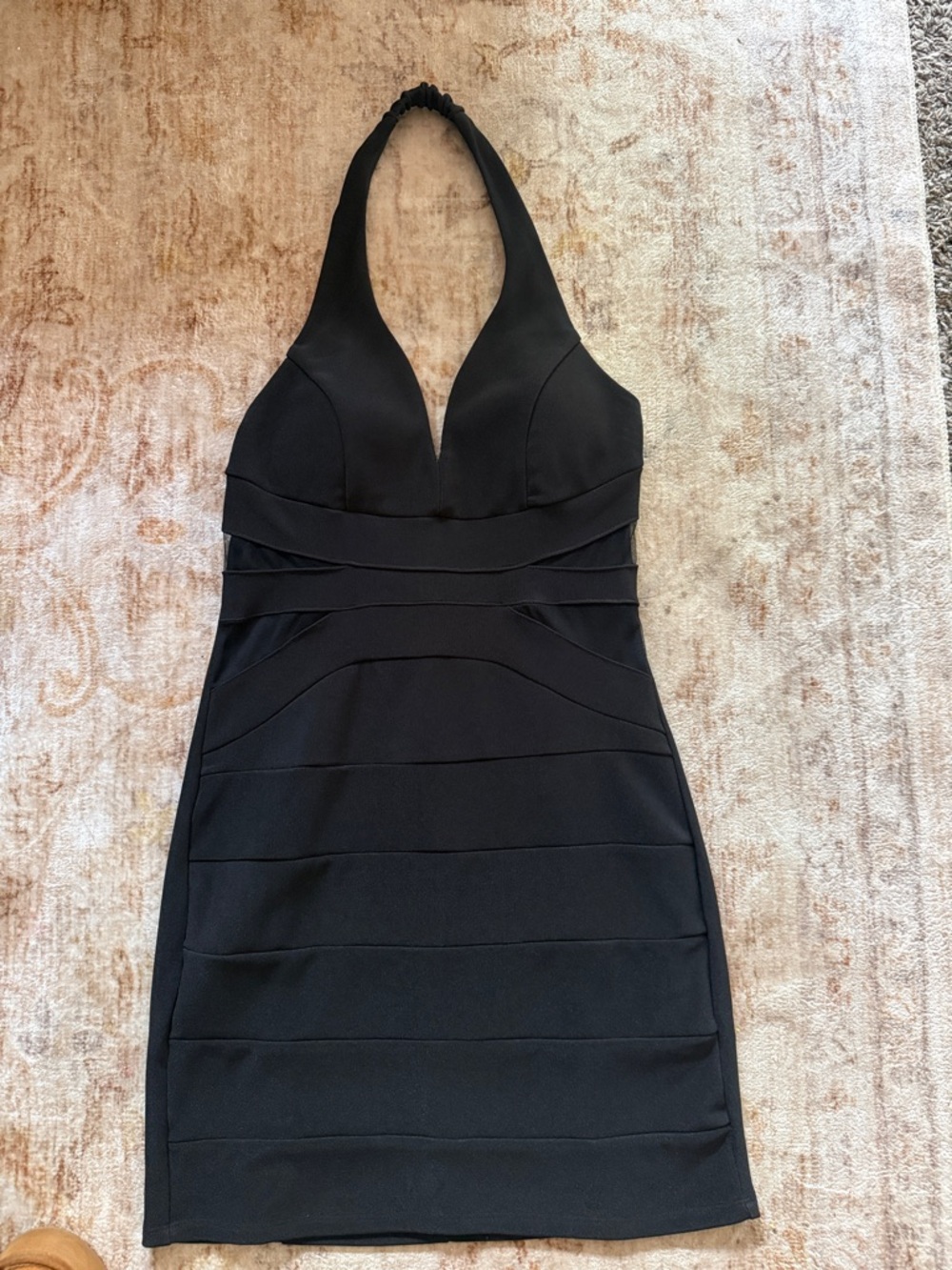 Crystal Doll  Black Bodycon Dress